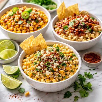 Image of Ranch Style Elote Esquites Mexican Corn 3 Ways Rsc