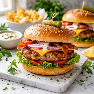 Image of Ranch Style Pork Burgers