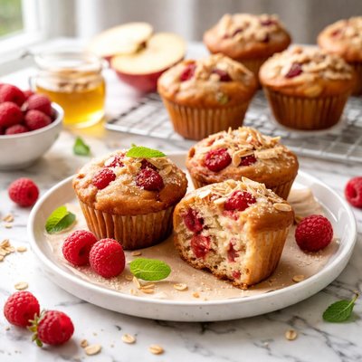 Image of Raspberry Apple Muffins