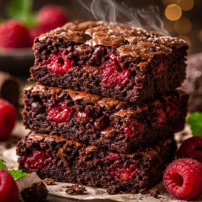 Image of Raspberry Brownies