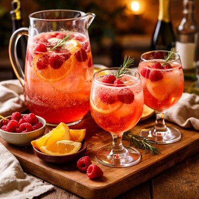 Image of Raspberry Champagne Punch