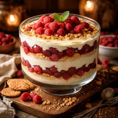 Image of Raspberry Cheesecake Trifle