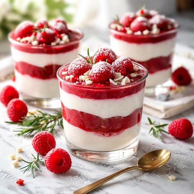 Image of Raspberry Christmas Dessert