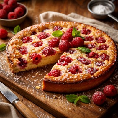 Image of Raspberry Clafouti