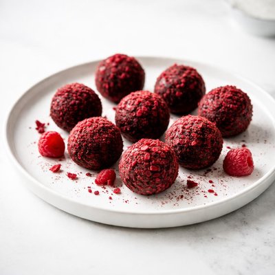 Image of Raspberry Fudge Balls