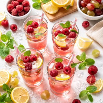 Image of Raspberry Grape Sparklers