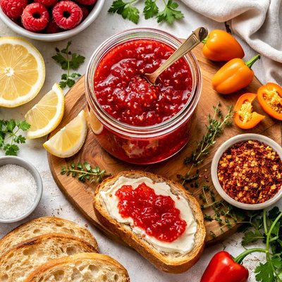 Image of Raspberry Habanero Pepper Jelly