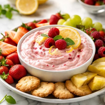 Image of Raspberry Lemon Fruit Dip