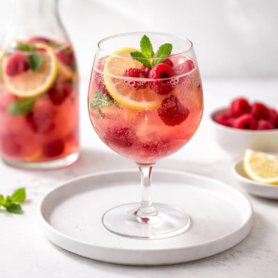 Image of Raspberry Lemoncello Sparkling Sangria