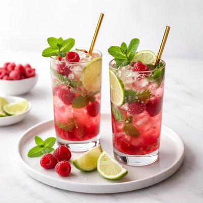 Image of Raspberry Mojitos