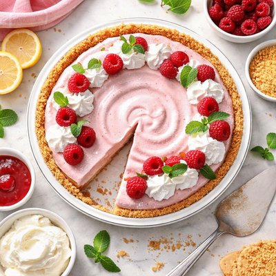 Image of Raspberry Mousse Pie Pillsbury