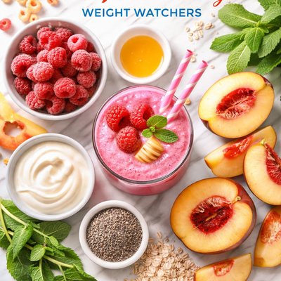 Image of Raspberry Peach Smoothie Weight Watchers