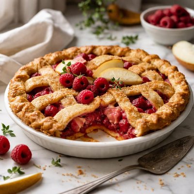 Image of Raspberry Pear Pie