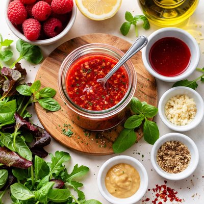 Image of Raspberry Red Wine Vinegar Dressing