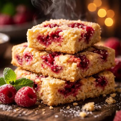 Image of Raspberry Scottish Shortbread Vegan