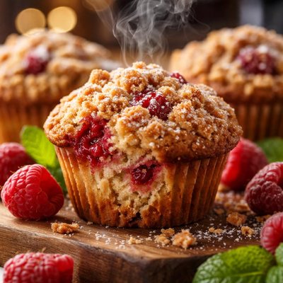 Image of Raspberry Streusel Muffins the Silver Palate