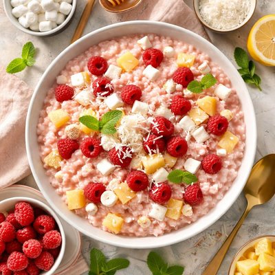 Image of Raspberry Tapioca Salad