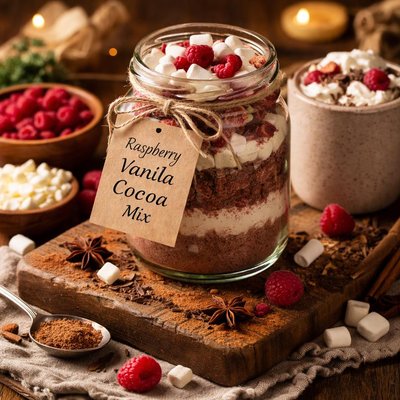 Image of Raspberry Vanilla Cocoa Mix