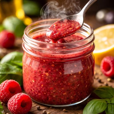 Image of Raspberry Vinaigrette Salad Dressing