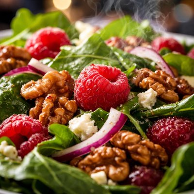 Image of Raspberry Walnut Salad