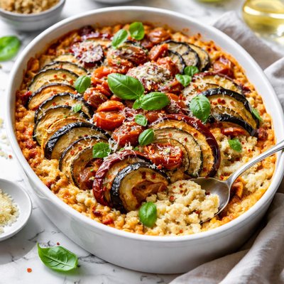 Image of Ratatouille Polenta Bake