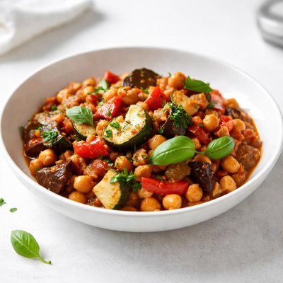 Image of Ratatouille with Chickpeas Crock Pot