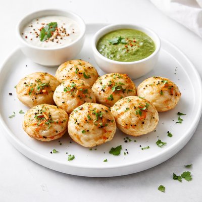 Image of Vegan Rava Paniyaram