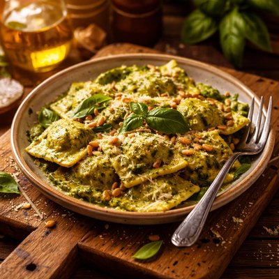 Image of Ravioli Con Pesto