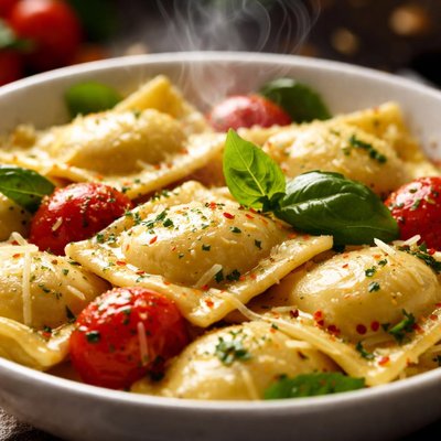 Image of Ravioli in a Dish