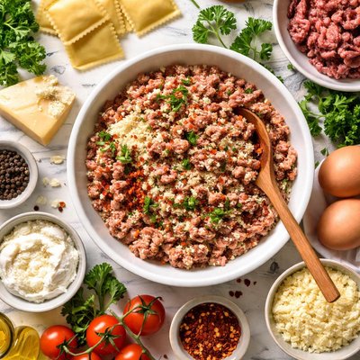 Image of Ravioli Meat Filling