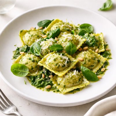 Image of Ravioli W Spinach Pesto