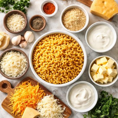 Image of Raw Macaroni and Cheese