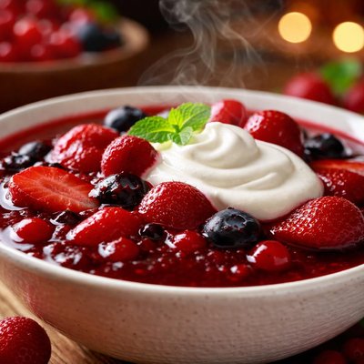 Image of Rdgrd Med Flde Swedish Berry Pudding