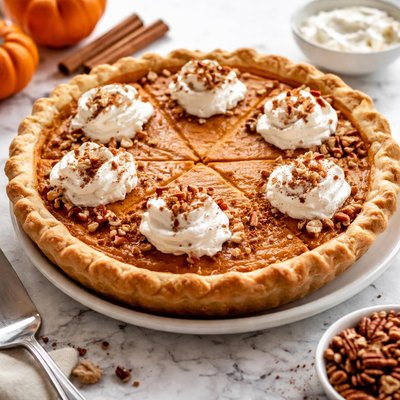 Image of Real Pumpkin Pie from Scratch Easy