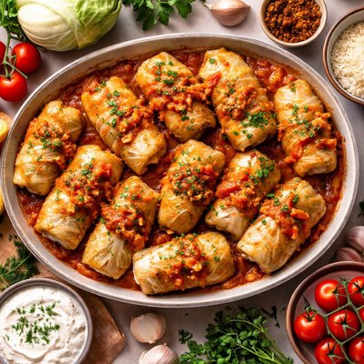 Image of Real Ukrainian Cabbage Rolls