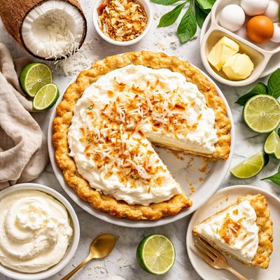 Image of Really Easy and Good Coconut Cream Pie