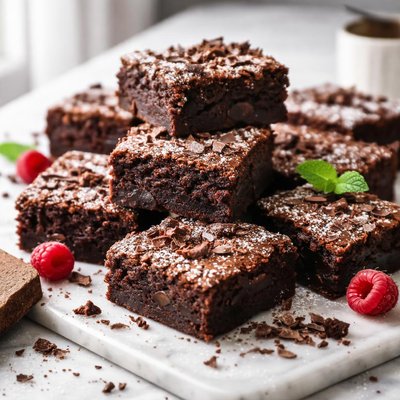 Image of Really Easy Very Chocolatey Brownies