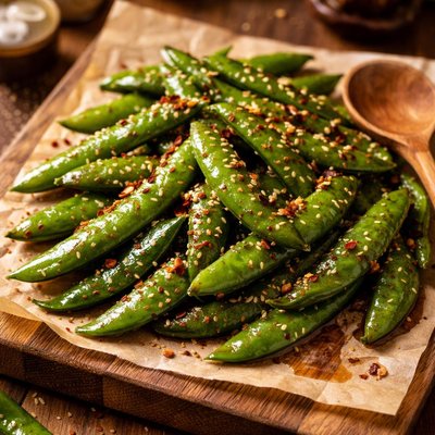 Image of Really Great Stir Fried Snap Peas