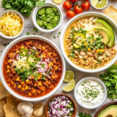 Image of Red and White Chili