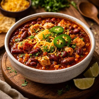 Image of Red Bean and Chicken Chili
