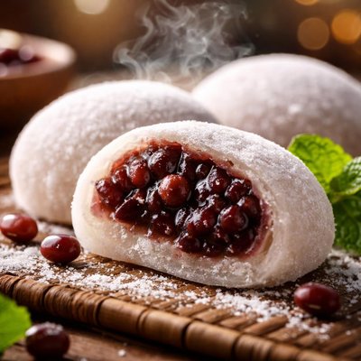 Image of High Protein Red Bean Mochi
