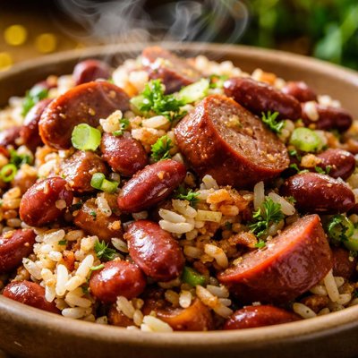 Image of Red Beans and Rice Alton Brown