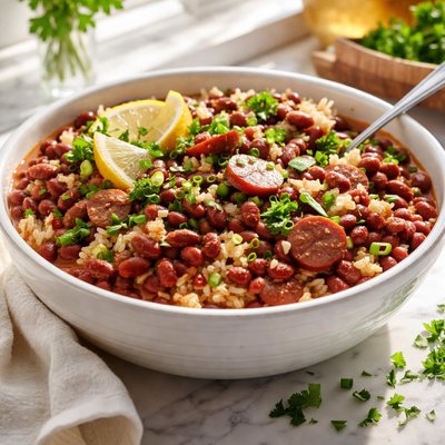 Image of Red Beans and Rice Crock Pot
