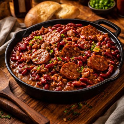 Image of Red Beans and Sausages