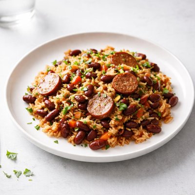 Image of Red Beans Sausage Jambalaya