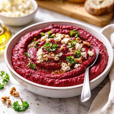 Image of Untable de remolacha roja baja en grasas