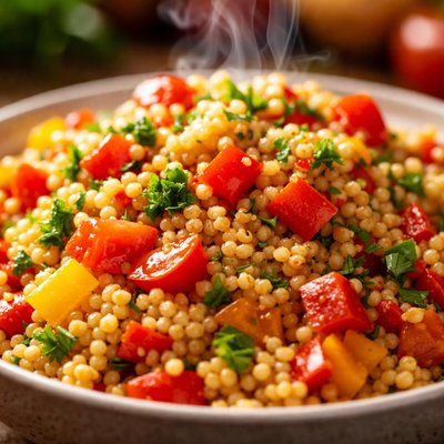 Image of Red Bell Pepper Couscous