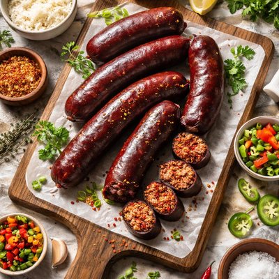 Image of Red Boudin Boudain Rouge Cajun Blood Sausage