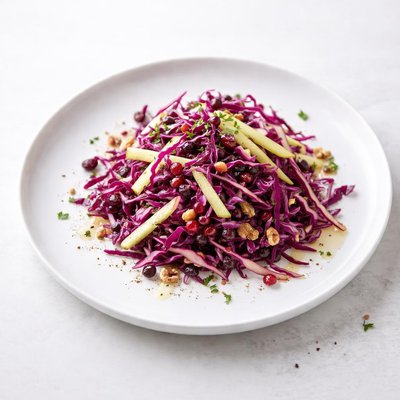 Image of Red Cabbage and Apple Salad