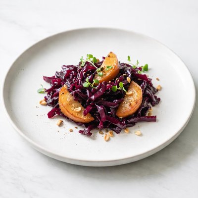Image of Red Cabbage and Apples